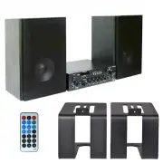 E-Lektron BK55D Bluetooth Digital Amplifier Monitor HIFI Speaker Stereo w Stands