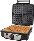 35940 Four Slice Deep Fill Waffle Maker/Non-Stick Hot Plates/Adjustable Temperat