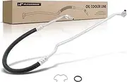 A-Premium Engine Oil Cooler Line Hose Assembly Compatible with Chevrolet C1500 C3500 1991-1993, C2500 1991-1992 & GMC K2500 Suburban 1992, K2500/K3500 1991-1993