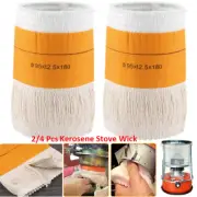 2/4x Kerosene Stove Wick 95xt2.5x180mm Cotton Replacement Wick Smokeless Heater