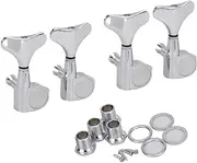 Vaguelly Bass Tuner 4r Bass Tuners Machine Heads Replacement Tuning Pegs Silver