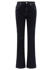 [Burberry] Burberry-High Rise Bootcut Jeans Blu-Donna 27