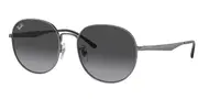 Ray-Ban RB3727D Asian Fit 004/8G Men's Sunglasses Gunmetal Size 57