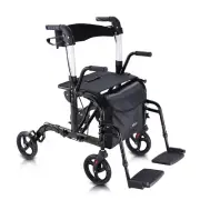 Altus Senior Wheelchair Adjust Footplate Height Foldable Elderly Aid Mobility