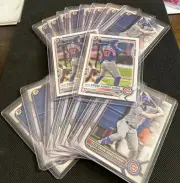 (15) 2022 Bowman Pete Crow-Armstrong #BP-102 & (2) 2021 Draft BD-12 17 Card Lot
