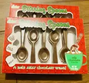 Chocolate Spoons For Hot Chocolate – 2 packs of 6 Edible Chocolate Spoons