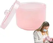 Nail Tool Sterilizing Box, Tool Sterilizer Tray, Portable Double Filter Cleaning Tray for Home Accessories Manicure Station Travel Health Tweezer Drill Bits