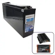 Invicta 12V 100Ah Front Terminal Lithium Battery with Bluetooth + BMPRO 30A 12V DC Battery