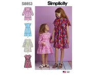 Simplicity Child & Girl Dress With Variations