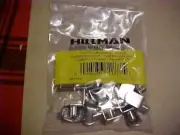 Qty 20 Shelf Bracket Pins Nickel Plated Steel 1/4" peg for Cabinet/Bookcase