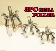 3PC 3" 4" 6" Three Jaw Gear Puller Set Bearing Puller Auto Mechanic Gear Pulley
