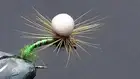 1 DOZEN GREEN PARACHUTE FLIES FOR FLY FISHING-PAR 38