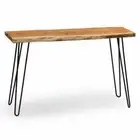 Rustic Wood Console Table With Hairpin Legs Rustic Hallway Table Entryway Table