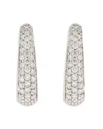 Alberto Milani 18K White Gold Via Fiori Chiari Diamond Earrings - Exclusive, Italy Campaign