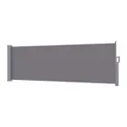 NNEDSZ Side Awning Sun Shade Outdoor Blinds Retractable Screen 1X3M Grey