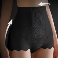 在飛比找博客來優惠-【KISSDIAMOND】美型高腰塑形收腹蠶絲塑身內褲(KD