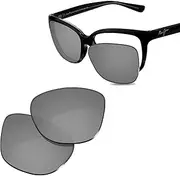 [Glintbay] 100% Precise-Fit Replacement Sunglass Lens for Maui Jim Starfish MJ744-56mm