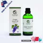 HEALTREE Cold Pressed Grape Seed Oil - 100% Pure Natural Carrier Oil 100ml