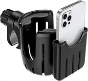 Drink Holder Phone Holder Cup Holder for Pushchairs Buggy Accessories Coffee Holder Bicycle Cup Holder for Wheelchairs, Walkers, Bicycles and Scooters