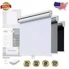 Cordless Roller Shades: 39" W x 72" H Blackout Blinds with UV Protection