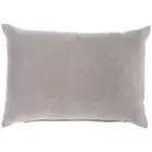 Life Styles Grey 14 In. X 20 In. Solid Color Indoor/Outdoor Throw Pillow