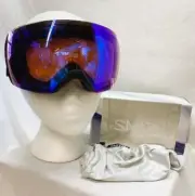 SMITH Skyline XL Snow Goggles Black - Chromapop Photochromic Rose Flash NEW