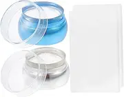 Healeved 2 Sets Chess Piece Seal Nail Art Stampers Silicone Manicure Printing Stamper Set for Diy