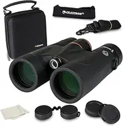 [Celestron] Regal ED 10x42 Binocular – ED Binoculars for Hunting, Birding and Outdoor Actvities – Phase and Dielectric Coated BaK-4 Prisms – Fully Multi-Coated Optics – 6.5 Feet Close Focus