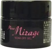 Miss Mirage CS5s Soak Off Gel, 0.1 oz (2.5 g), Clear Stone Emerald, UV/LED Compatible, Gel Nail