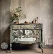 New! Redesign With Prima "Calm Foxes" A1 Decoupage Fiber Paper, XL Tissue Paper