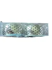 NEW HOME BRAND TARGET Set of 4 Silver Metal Napkin Rings