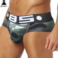 在飛比找蝦皮購物優惠-Sexy Men Underwear Briefs Mesh