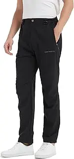 [Acme Projects] Men's Lightweight Water Resistant Stretchable Pants for Hiking Golfing