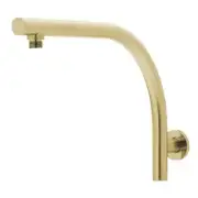 Phoenix Tapware High-Rise Bathroom Shower Arm Only Brushed Gold Rush RU522-12