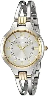 [Anne Klein] Women's Two-Tone Open Bangle Watch