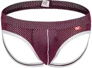 [Silldedr] Men's Jockstrap Mesh Sexy Thong Pouch Underwear Low Waist Thong Breathable Underwear
