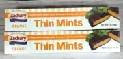 Zachary Orange Thin Mints 5.5oz (2 Boxes) Made in USA Mint Dark Chocolate