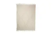 Rayell Rhoda 125x150cm Printed Throw Blanket Rectangle Sofa Bed Decor Natural
