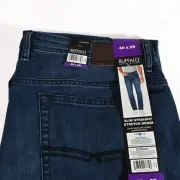 Buffalo David Bitton Mens Jackson NWT Straight Stretch Denim Jeans Blue 40 x 29