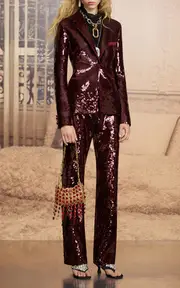 [Rabanne] Beaded Chain Link Shoulder Bag