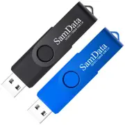 128GB USB Flash Drives 2 Pack 128GB Thumb Drives Memory Stick Jump Drive with...