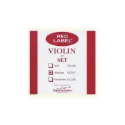 2107F Red Label Medium Gauge Violin String Set - E Flat Wound - Nickel - 4/4