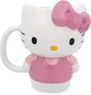 Sanrio Hello Kitty 3D Sculpted Ceramic Mug | BPA-Free Coffee Cup For Espresso, Caffeine, Cocoa