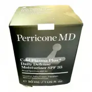 Perricone MD Cold Plasma Plus+ Daily Defense Moisturizer SPF 35- 1 oz Ex 02/26