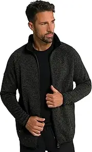 [JP 1880] Menswear Big & Tall Plus Size L-8XL Knit Fleece Jacket 802394