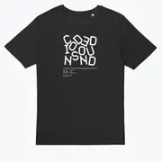 EA - CODED JUMBLE [BLACK TEE] Encrypted Audio T-shirt