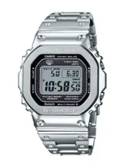 Casio G-Shock Silver Metal Limited Edition Watch GMW-B5000D-1DR