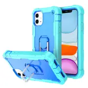 MCC Stylish Shockproof iPhone 11 Case Cover Apple iPhone11 Heavy Duty [Light Blue+Blue]