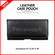 B2G1 Free Genuine Durable Leather Pouch Case for Motorola Moto G7 Power/G7 Supra