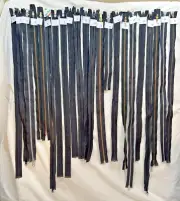 22 NEW zippers: black tape, metal/nylon teeth, Talon,YKK separating; 1 or2-way+